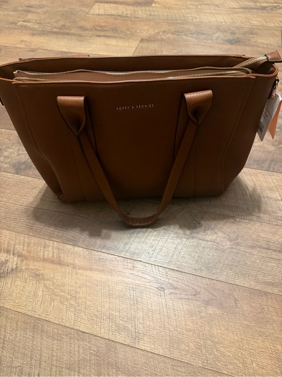 Poppy & Peonies Handbags - Poppy & Peonies Multitasker Chestnut tote bag